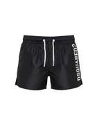 Boxer mare Dsquared Bambino stampa logo nero