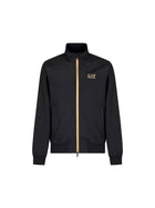 Bomber EA7 uomo con zip Nylon nero/oro