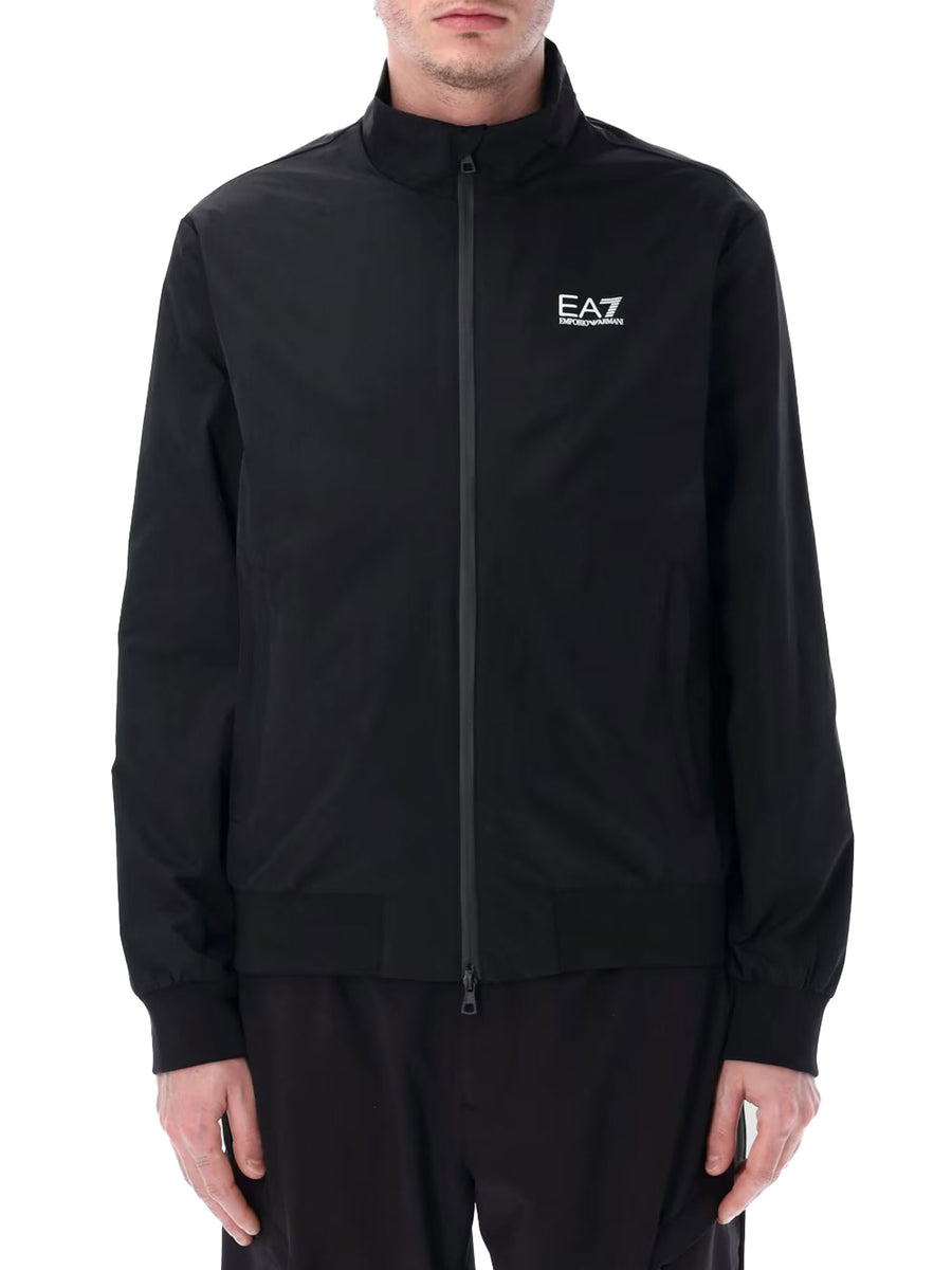 Bomber EA7 uomo con zip Nylon nero