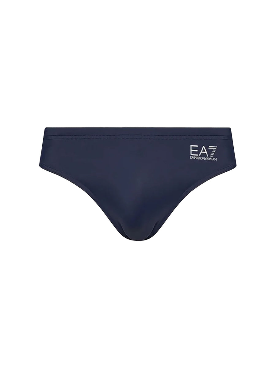 Slip mare EA7 in lycra blu