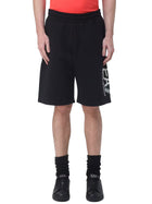 Short EA7 uomo Special logo nero