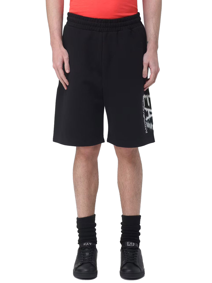Short EA7 uomo Special logo nero