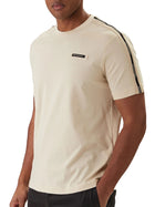 T-shirt EA7 uomo manica corta Train logo beige