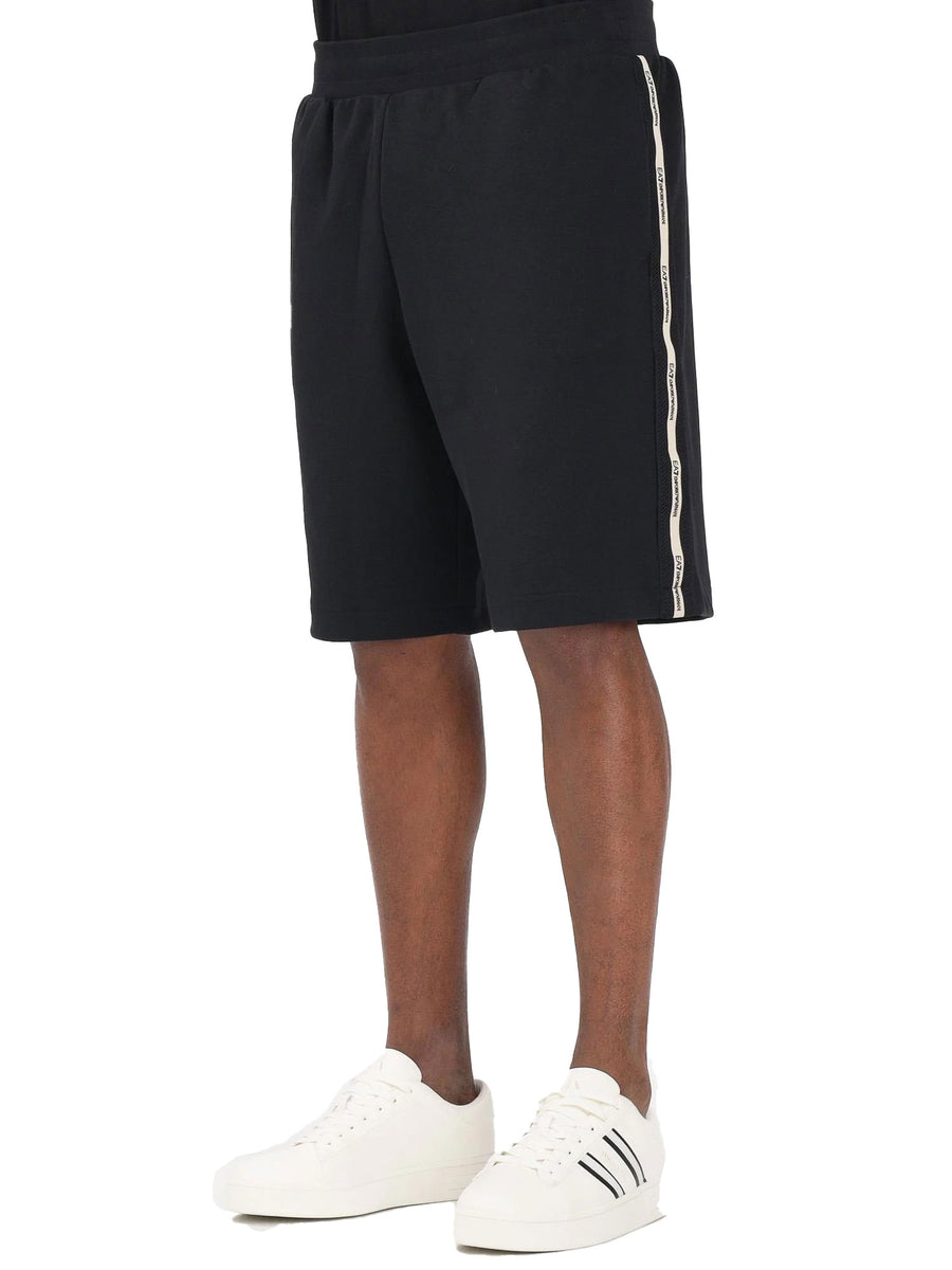 Short EA7 uomo Train logo nero
