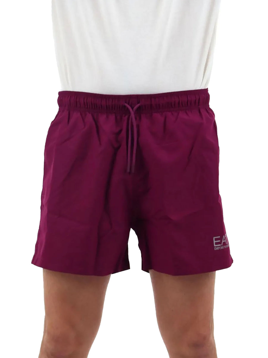Boxer mare EA7 uomo basic viola