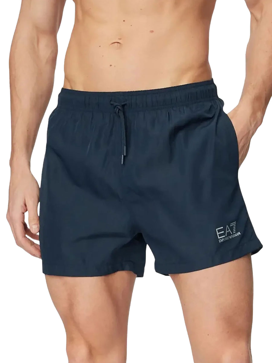 Boxer mare EA7 uomo basic blu