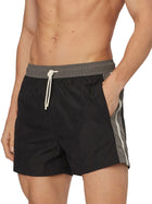 Boxer mare EA7 colorblock nero