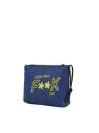 Pochette mare F**K uomo neoprene bluette
