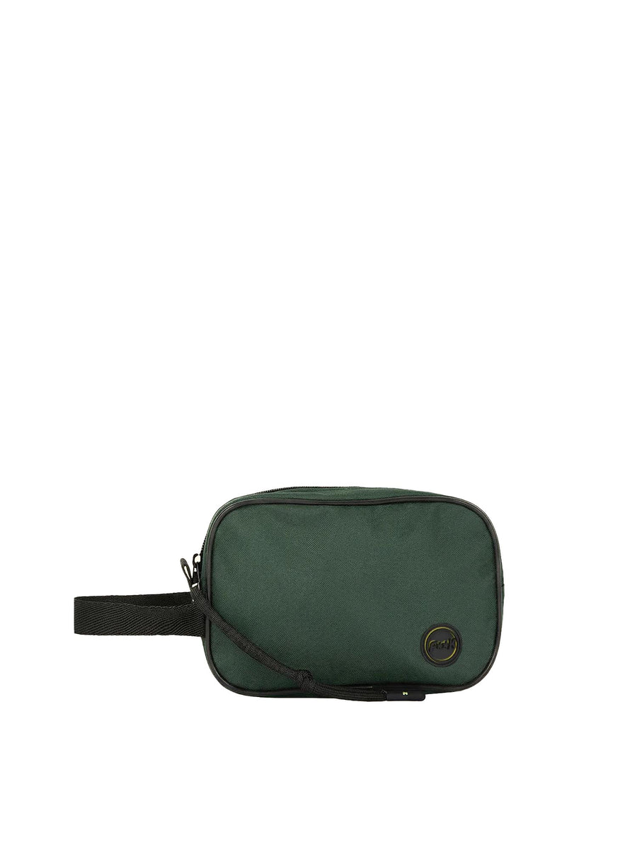 Mini pochette mare F**K uomo poly canvas verde scuro
