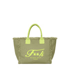 Borsa mare maxi F**k Donna lime/verde militare
