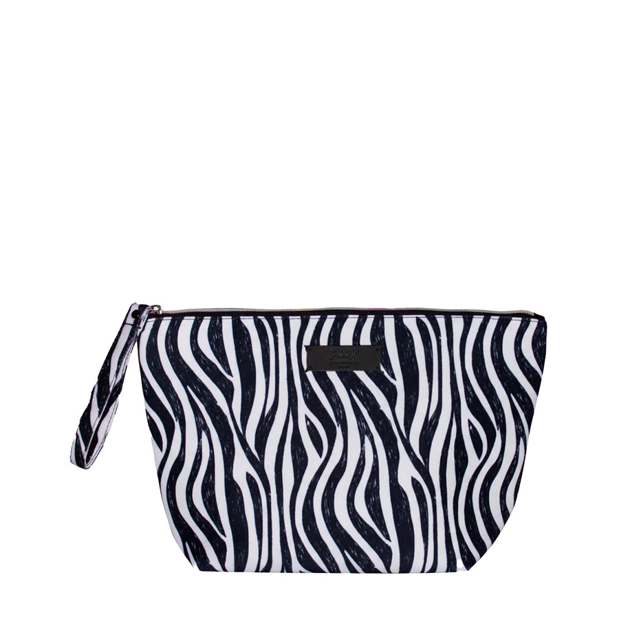 Pochette mare maxi F**k Donna fantasia zebra multi