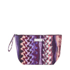Pochette mare maxi F**k Donna fantasia viola/rosa