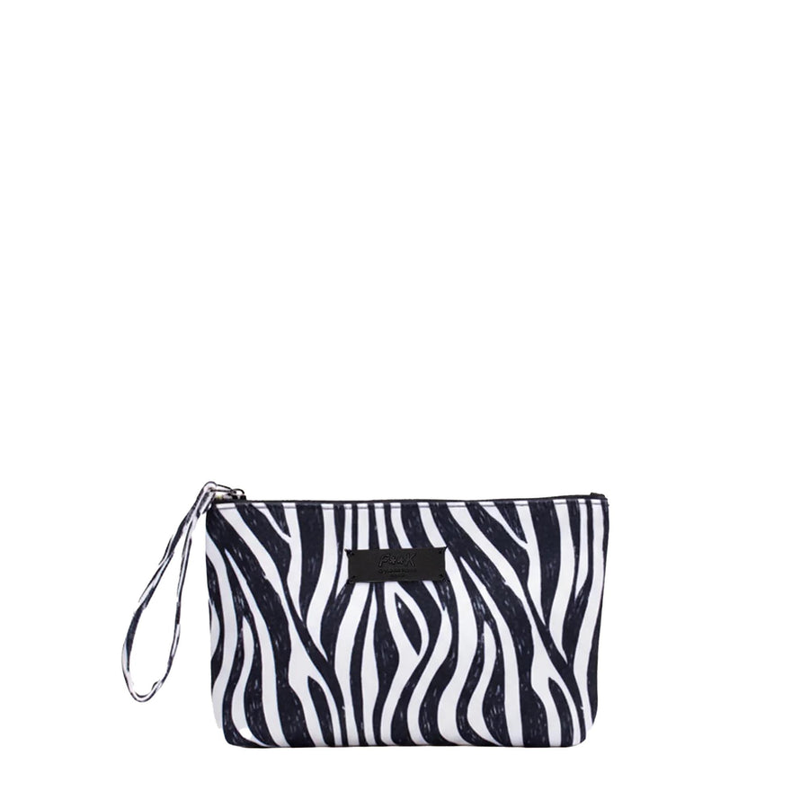 Pochette mare mini F**k Donna fantasia zebra multi