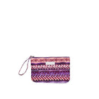 Pochette mare mini F**k Donna fantasia viola/rosa