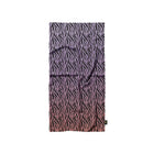 Telo mare reversibile F**k donna microfibra fantasia zebrato