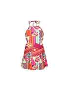 Abito corto F**k Bambina fantasia geometric multi