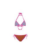 Bikini triangolo F**k Bambina con slip regolabile fantasia lurex multi