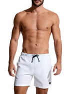 Boxer mare F**k uomo beach bianco