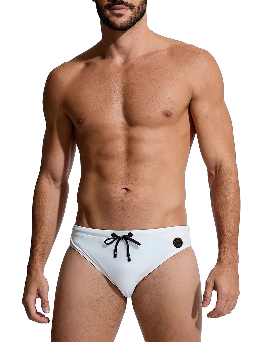 Slip mare F**K uomo beach lycra bianco