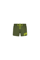 Shorts mare F**k Bambino verde