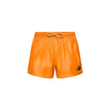 Shorts mare F**k Neonato arancio fluo
