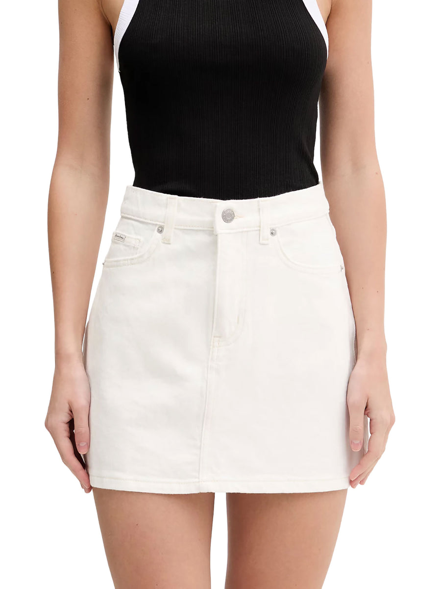 Mini gonna Guess donna Classic bianco