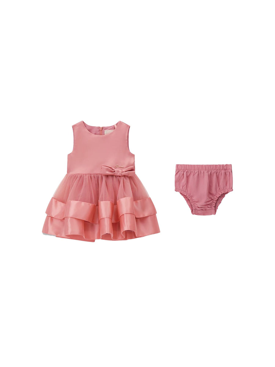 Completo Guess Neonata abito e panties rosa