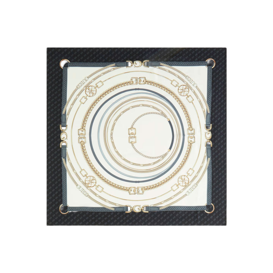 Foulard Guess donna 90X90 Poly nero
