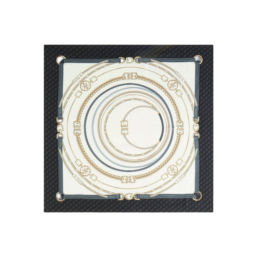 Foulard Guess donna 90X90 Poly taupe