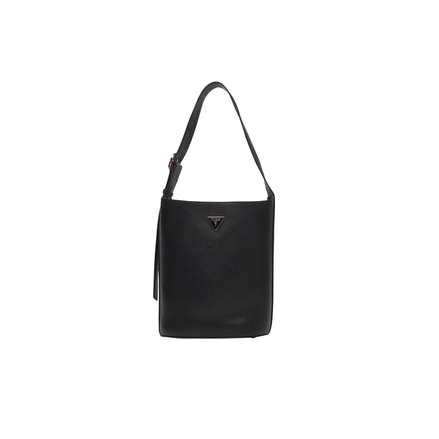 Borsa a secchiello Guess donna Meridian II nero