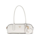 Borsa a spalla Guess donna Satchel Isobel bianco
