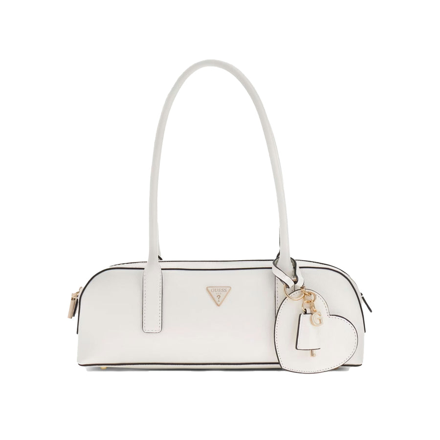Borsa a spalla Guess donna Satchel Isobel bianco