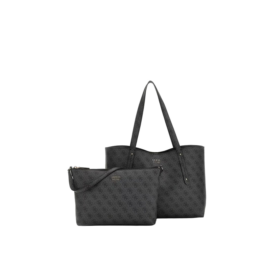 Borsa Tote Guess donna Brenton logo coal