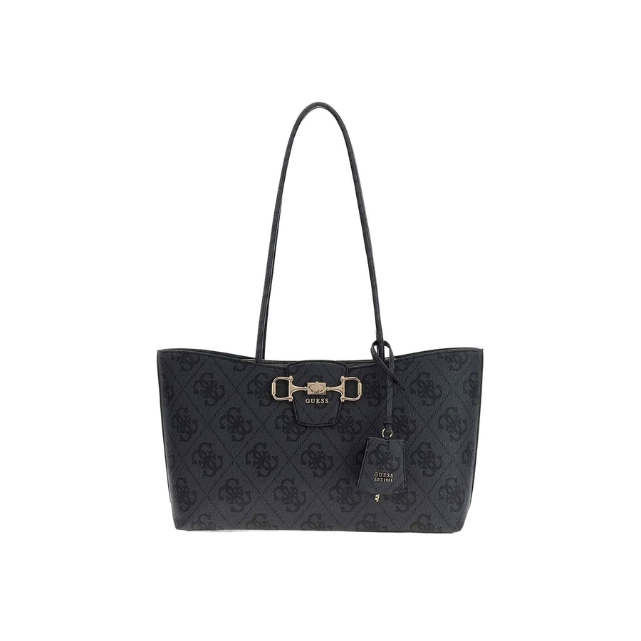 Borsa shopper Guess donna Carryall Girlfriend Janie logo coal