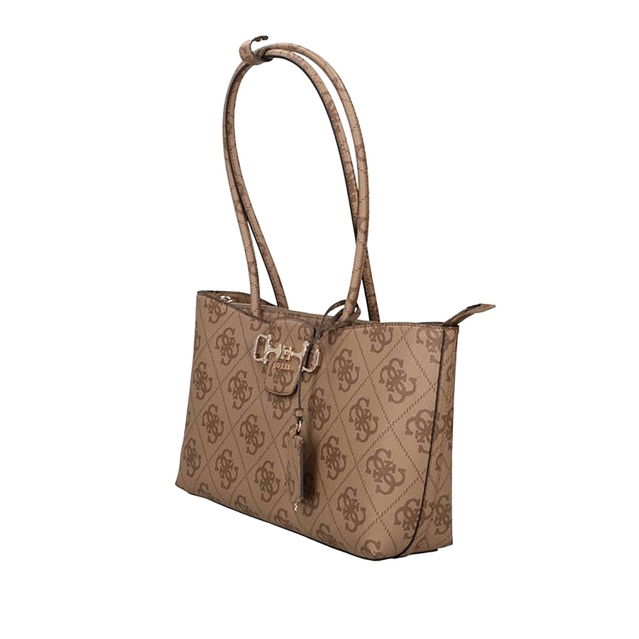Borsa shopper Guess donna Carryall Girlfriend Janie logo latte