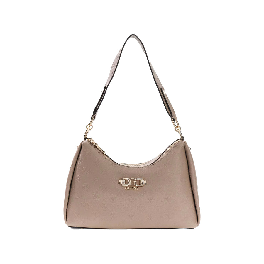 Borsa a spalla Guess donna Satchel Carrie cognac