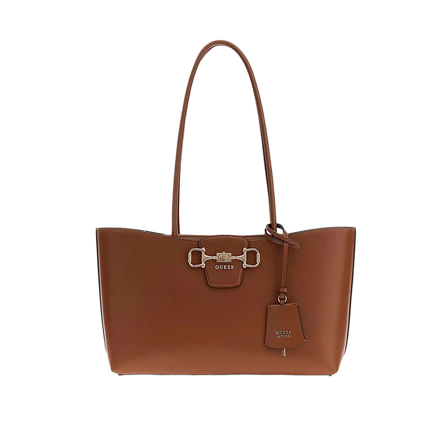 Borsa shopper Guess donna Carryall Girlfriend Janie cognac