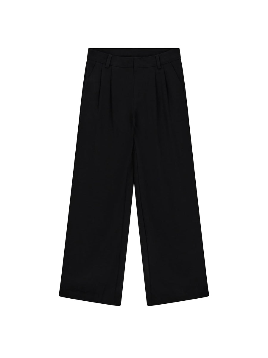 Pantalone chino Guess Ragazza a palazzo in twill nero