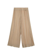 Pantalone Guess Ragazza a palazzo knit lurex sabbia