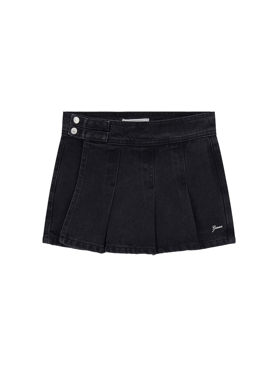 Skort Guess Ragazza in jeans black denim