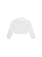 Camicia Guess Bambina boxy in popeline bianco