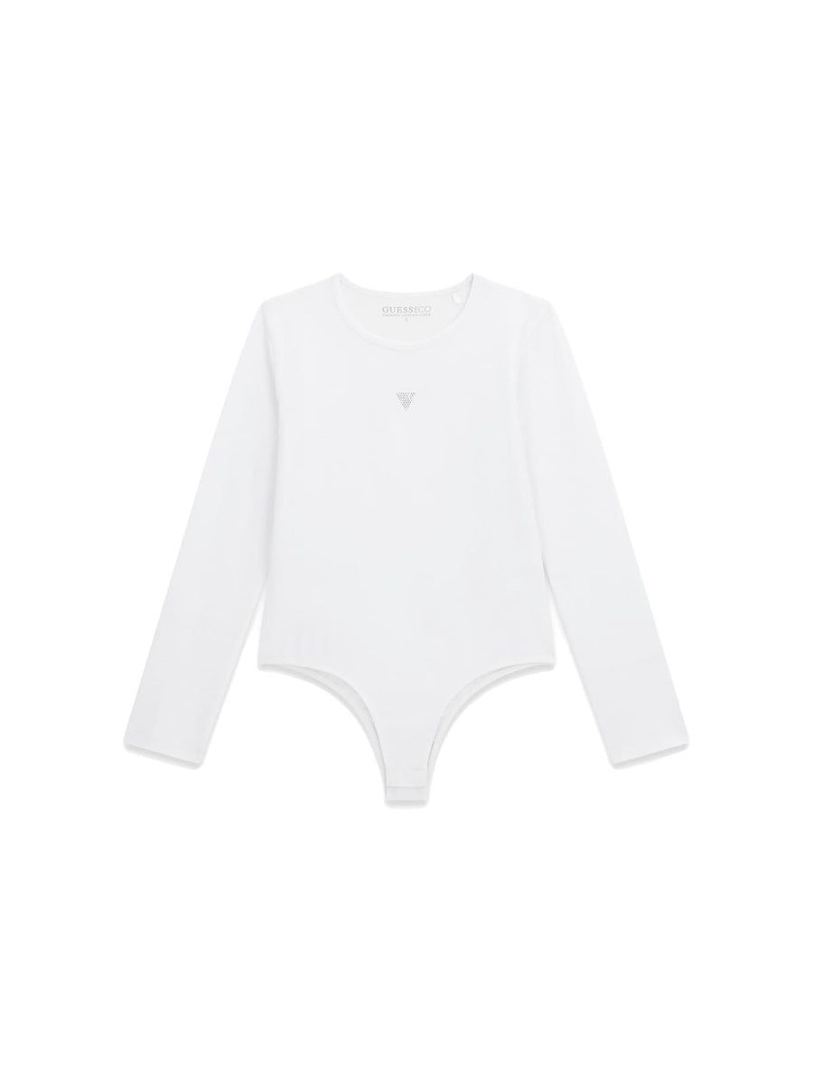 Body Guess Ragazza in cotone strech bianco