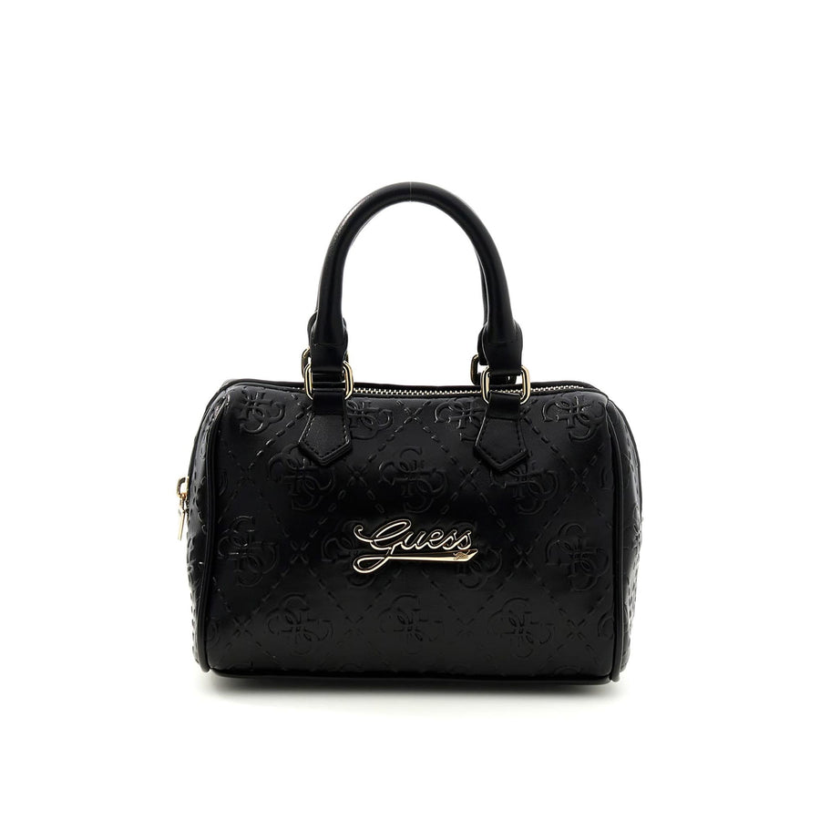 Borsa satchel Guess Ragazza mini box nero