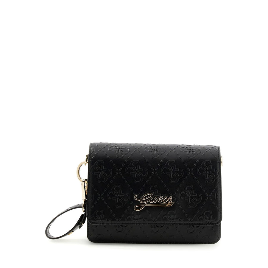 Borsa a tracolla Guess Ragazza logo nero