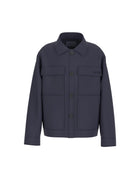 Giacca overshirt Guess Ragazzo canvas blu