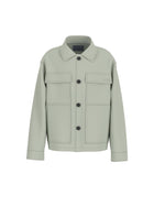 Giacca overshirt Guess Ragazzo canvas verde