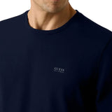 T-shirt Guess Uomo manica corta tech stretch
 blu