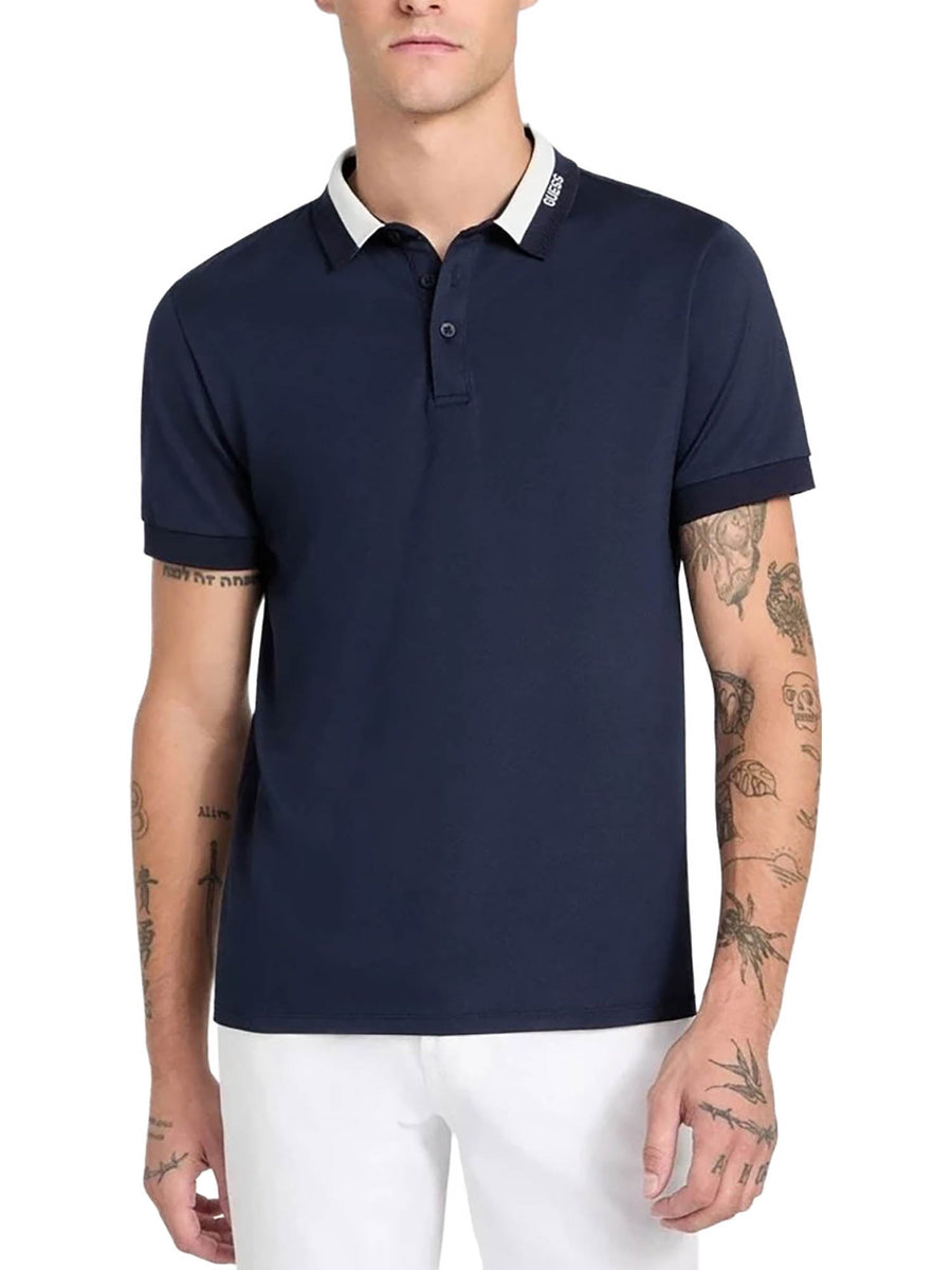 Polo Guess Uomo manica corta Paul
 blu