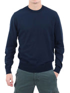 Girocollo Guess uomo manica lunga Kadir Tech blu