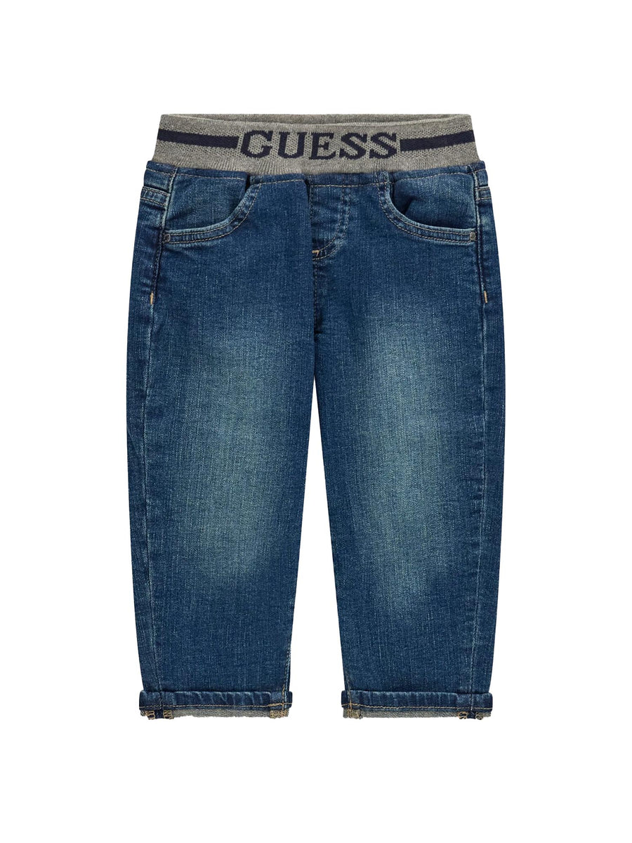 Jeans Guess Neonato oversize baloon denim medio
